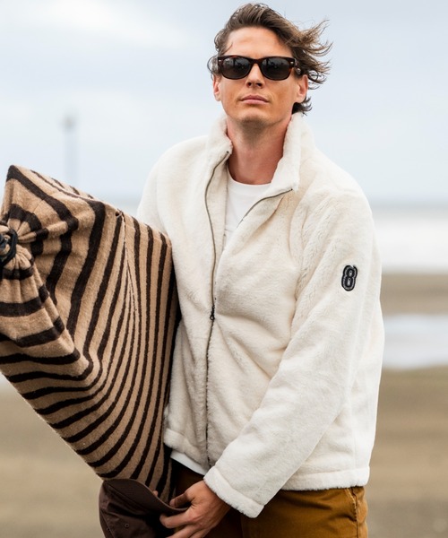 muta marine(ムータ・マリン)の「muta MARINE/ムータ マリン/別注Eco Fur Blouson(ブルゾン・メンズ・ブラック/ホワイト・LARGE/X-LARGE/MEDIUM)」の12枚目の写真