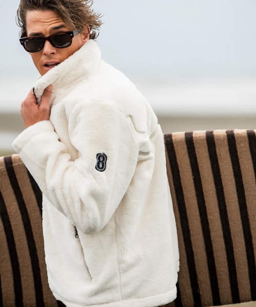 muta marine(ムータ・マリン)の「muta MARINE/ムータ マリン/別注Eco Fur Blouson(ブルゾン・メンズ・ブラック/ホワイト・LARGE/X-LARGE/MEDIUM)」の14枚目の写真
