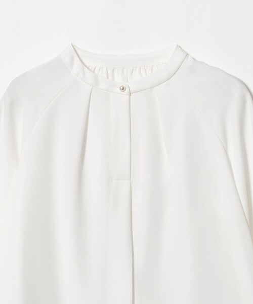 A DAY IN THE LIFE UNITED ARROWS(アデイインザライフユナイテッドアローズ)の「ドビー フェイクパール 9分袖ブラウス<A DAY IN THE LIFE>(シャツ/ブラウス・レディース・ホワイト/ベージュ/その他1・FREE)」の5枚目の写真