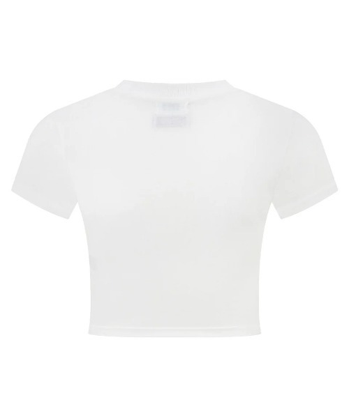 SUPPLIER(サプライヤー)の「A'GEM/9 × .kom 『SUPPLIER/サプライヤー』 EVRIS x SupBaby I'm a Destination Cropped TEE/メッセージロゴコンパクトTシャツ(Tシャツ/カットソー・レディース・マルチ/ホワイト/ブラック・S)」の11枚目の写真