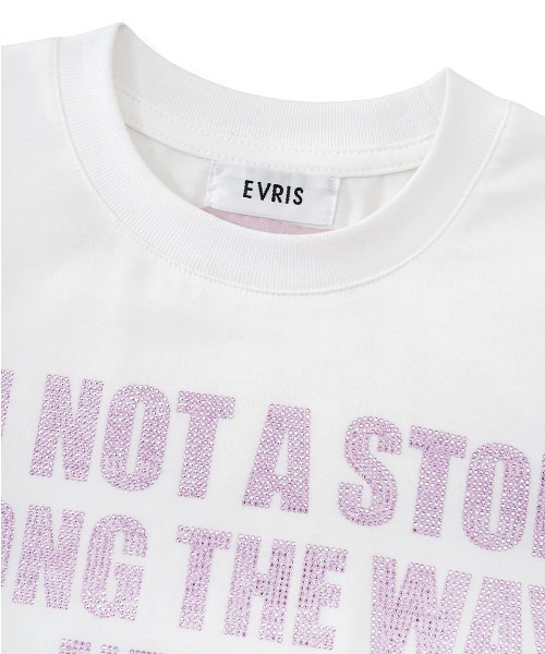 SUPPLIER(サプライヤー)の「A'GEM/9 × .kom 『SUPPLIER/サプライヤー』 EVRIS x SupBaby I'm a Destination Cropped TEE/メッセージロゴコンパクトTシャツ(Tシャツ/カットソー・レディース・マルチ/ホワイト/ブラック・S)」の13枚目の写真
