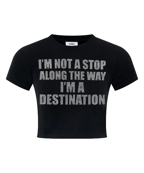 SUPPLIER(サプライヤー)の「A'GEM/9 × .kom 『SUPPLIER/サプライヤー』 EVRIS x SupBaby I'm a Destination Cropped TEE/メッセージロゴコンパクトTシャツ(Tシャツ/カットソー・レディース・マルチ/ホワイト/ブラック・S)」の17枚目の写真