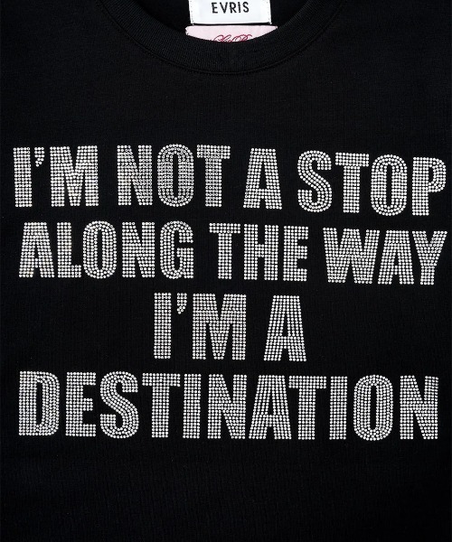 SUPPLIER(サプライヤー)の「A'GEM/9 × .kom 『SUPPLIER/サプライヤー』 EVRIS x SupBaby I'm a Destination Cropped TEE/メッセージロゴコンパクトTシャツ(Tシャツ/カットソー・レディース・マルチ/ホワイト/ブラック・S)」の19枚目の写真