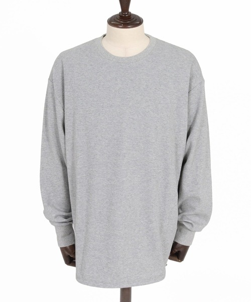 CAMBIO(カンビオ)の「mlt5832-Honeycomb Waffle Drawcord Long Sleeve Tee ロングスリーブTシャツ(A76426cmb)(Tシャツ/カットソー・メンズ・ブラック/ネイビー/ホワイト/ミックスグレー・M/S/L)」の7枚目の写真