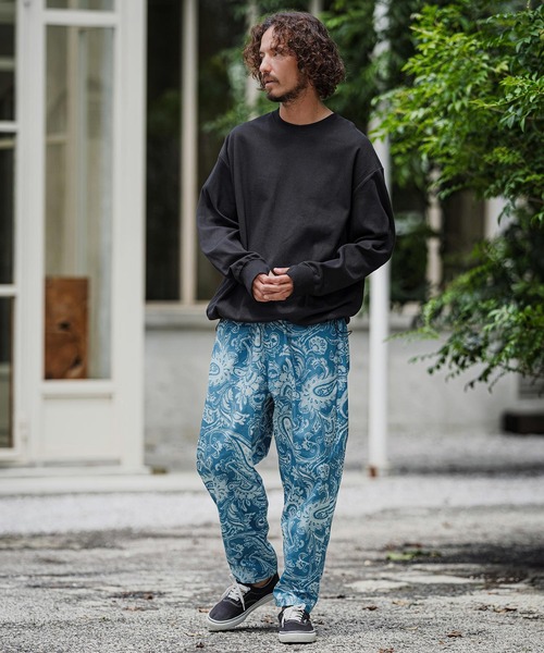 CAMBIO(カンビオ)の「mlt5832-Honeycomb Waffle Drawcord Long Sleeve Tee ロングスリーブTシャツ(A76426cmb)(Tシャツ/カットソー・メンズ・ブラック/ネイビー/ホワイト/ミックスグレー・M/S/L)」の22枚目の写真