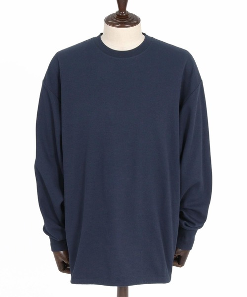 CAMBIO(カンビオ)の「mlt5832-Honeycomb Waffle Drawcord Long Sleeve Tee ロングスリーブTシャツ(A76426cmb)(Tシャツ/カットソー・メンズ・ブラック/ネイビー/ホワイト/ミックスグレー・M/S/L)」の6枚目の写真