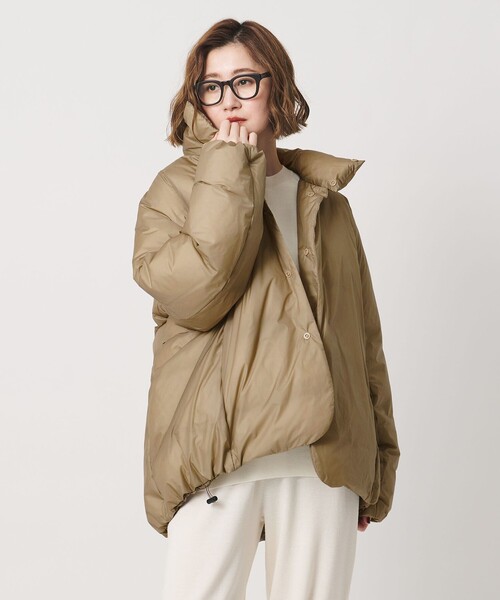 REMI RELIEF（レミレリーフ）の「【別注】＜REMI RELIEF for conte＞ダウンジャケット（ダウンジャケット/コート・レディース・ベージュ・FREE）」の2枚目の写真