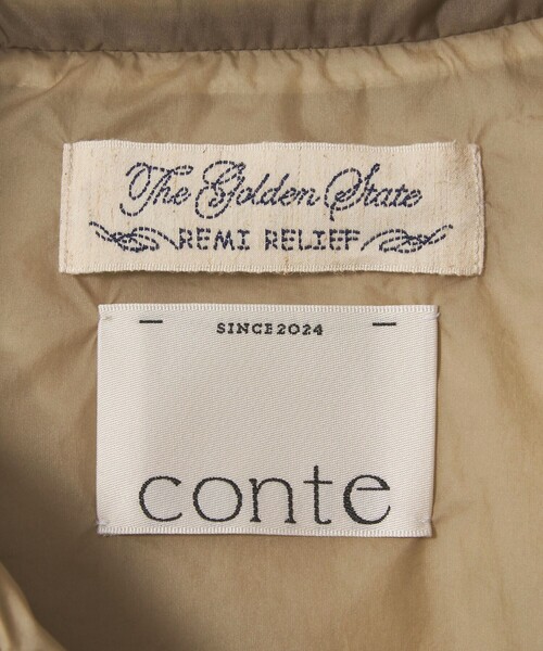 REMI RELIEF（レミレリーフ）の「【別注】＜REMI RELIEF for conte＞ダウンジャケット（ダウンジャケット/コート・レディース・ベージュ・FREE）」の18枚目の写真