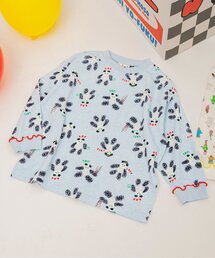BIT'Z（ビッツ）の「【BITZ/リンク】ユニーク総柄長袖Tシャツ（Tシャツ/カットソー）」