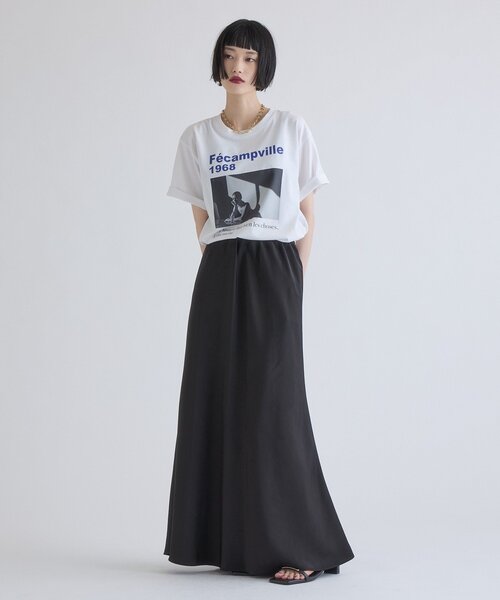 Lui's(ルイス)の「サテンバイアスマーメイドスカート 26AW(スカート・レディース・チャコールグレー/オフホワイト/ブラック・FREE)」の20枚目の写真