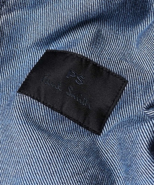 PS Paul Smith(ピーエスポールスミス)の「テンセルデニム タックワイドパンツ / 262710 EXTR01(デニムパンツ・メンズ・ダークインディゴブルー・MEDIUM/SMALL)」の4枚目の写真