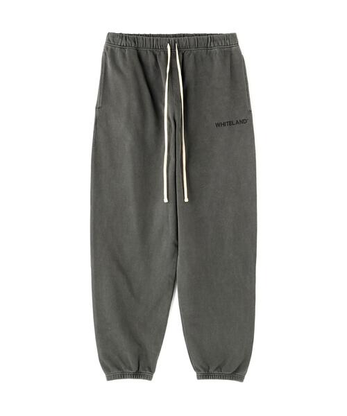 WHITELAND(ホワイトランド)の「【WEB&DEPOT限定】WHITELAND/ホワイトランド/LOGO PIGMENT SWEAT PANTS(スウェットパンツ・レディース・ブラック/ベージュ・M/L/S)」の1枚目の写真