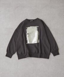 箔プリントBIGプルオーバー