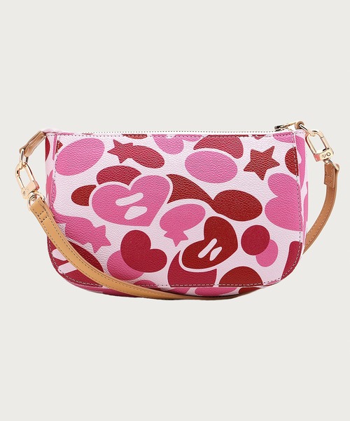 APEE BY A BATHING APE（エイピーバイアベイシングエイプ）の「APEE CAMO PU MINI POCHETTE（ショルダーバッグ・レディース・レッド/ピンク/ブルー・FREE）」の20枚目の写真