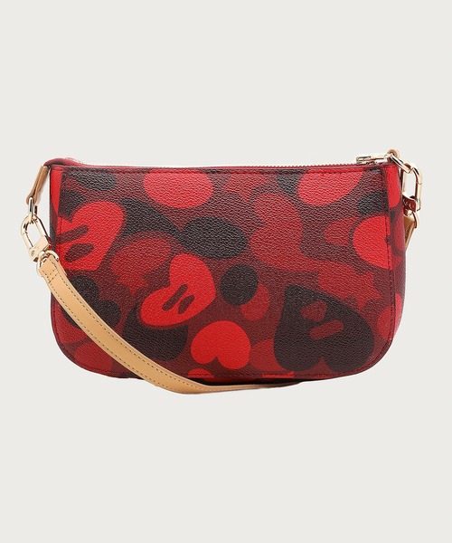 APEE BY A BATHING APE（エイピーバイアベイシングエイプ）の「APEE CAMO PU MINI POCHETTE（ショルダーバッグ・レディース・レッド/ピンク/ブルー・FREE）」の19枚目の写真