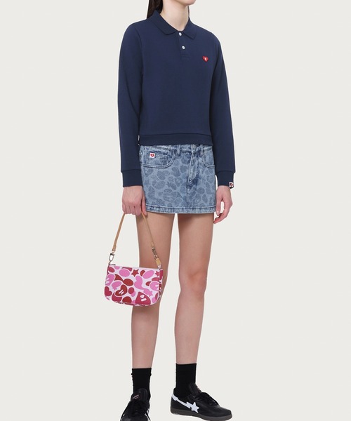 APEE BY A BATHING APE（エイピーバイアベイシングエイプ）の「APEE CAMO PU MINI POCHETTE（ショルダーバッグ・レディース・レッド/ピンク/ブルー・FREE）」の5枚目の写真