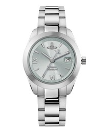 Vivienne Westwood（ヴィヴィアンウエストウッド）の「「Vivienne Westwood/ヴィヴィアン・ウエストウッド」フェンチャーチ - レディース ライトブルー ダイヤル & シルバー ブレスレット（アナログ腕時計）」
