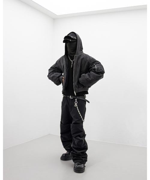 ROARINGRAD(ロアリングラド)の「ウォッシュドフードバンジャケットエッシュブラック(ブルゾン・レディース・その他・MEDIUM/LARGE)」の2枚目の写真