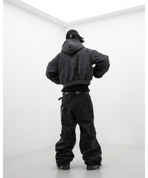 ROARINGRAD(ロアリングラド)の「ウォッシュドフードバンジャケットエッシュブラック(ブルゾン・レディース・その他・MEDIUM/LARGE)」の5枚目の写真