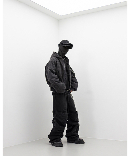 ROARINGRAD(ロアリングラド)の「ウォッシュドフードバンジャケットエッシュブラック(ブルゾン・レディース・その他・MEDIUM/LARGE)」の6枚目の写真