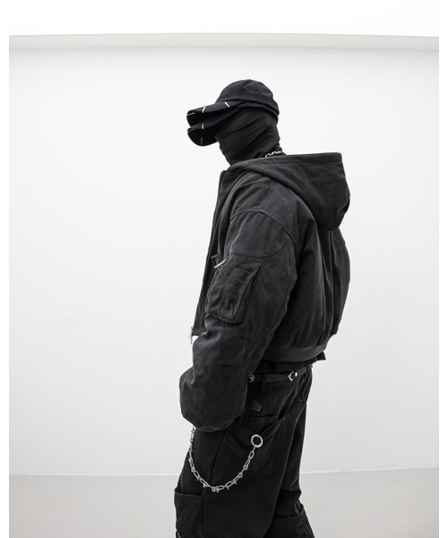 ROARINGRAD(ロアリングラド)の「ウォッシュドフードバンジャケットエッシュブラック(ブルゾン・レディース・その他・MEDIUM/LARGE)」の7枚目の写真