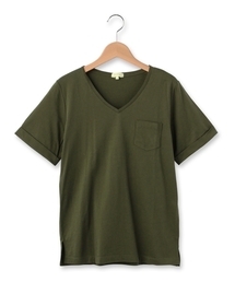 HusHusH | Vネックコットンプルオーバー(Tシャツ/カットソー)