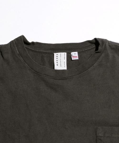 BEAUTY&YOUTH UNITED ARROWS（ビューティーアンドユースユナイテッドアローズ）の「＜MAKERS＞ AMERICAN FIT T/Tシャツ◆（Tシャツ/カットソー・メンズ・ブラック/グレー/ピンク/オリーブ・MEDIUM/SMALL/LARGE）」の9枚目の写真