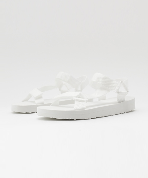 WEGO(ウィゴー)の「WEGO/フラットテープサンダル(サンダル・メンズ・ベージュ/グレー/ブラック系その他/ホワイト/ブラック・X-LARGE/LARGE)」の19枚目の写真