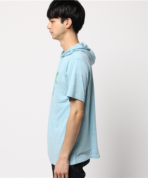 WEGO(ウィゴー)の「WEGO/プリントTパーカー(Tシャツ/カットソー・メンズ・ホワイト/オフホワイト/ライトイエロー/ホワイト系その他/カーキ/サックスブルー・LARGE/MEDIUM)」の7枚目の写真