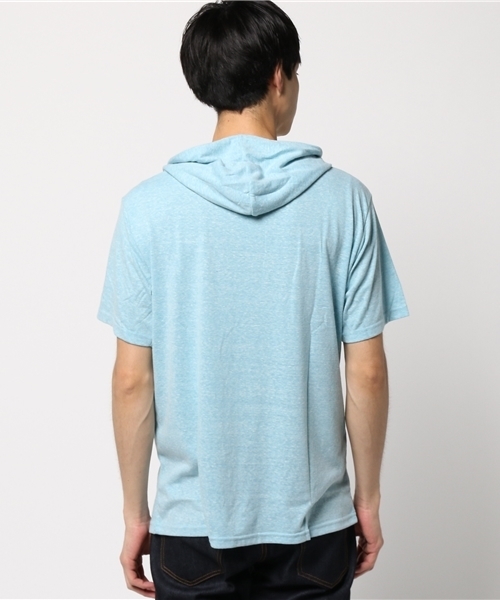 WEGO(ウィゴー)の「WEGO/プリントTパーカー(Tシャツ/カットソー・メンズ・ホワイト/オフホワイト/ライトイエロー/ホワイト系その他/カーキ/サックスブルー・LARGE/MEDIUM)」の8枚目の写真