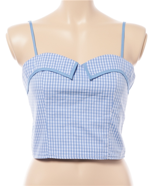 SLY（スライ）の「GINGHAM CHECK ビスチェキャミ（キャミソール）」 - WEAR