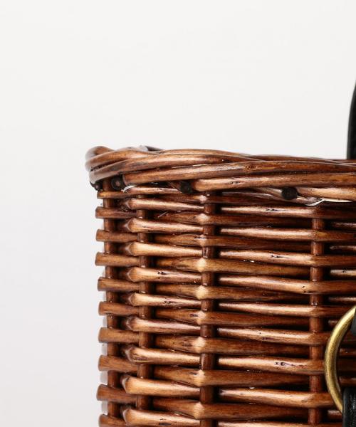 ODETTE E ODILE（オデットエオディール）の「ラウゴア/L&O ForRingバスケット（かごバッグ・レディース・ナチュラル/ダークブラウン・FREE）」の7枚目の写真