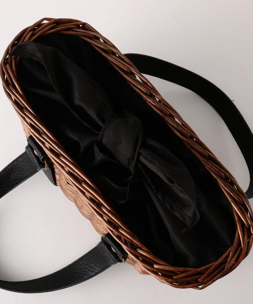 ODETTE E ODILE（オデットエオディール）の「ラウゴア/L&O ForRingバスケット（かごバッグ・レディース・ナチュラル/ダークブラウン・FREE）」の9枚目の写真