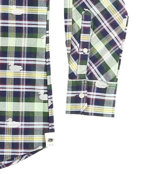 koe×THOM BROWNE（コエトムブラウン）の「[KOE×THOM BROWNE] MENS DUCK BUTTONDOWN SHIRT（シャツ/ブラウス・メンズ・マルチ・MEDIUM/SMALL/LARGE）」の8枚目の写真