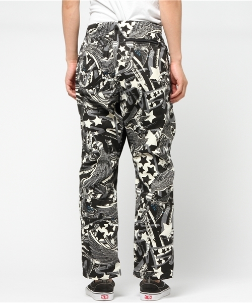 ALDIES（アールディーズ）の「Wing Star Pants スタープリント クライミングパンツ（その他パンツ・メンズ・ブラック/レッド・SMALL/LARGE/MEDIUM/X-LARGE）」の9枚目の写真