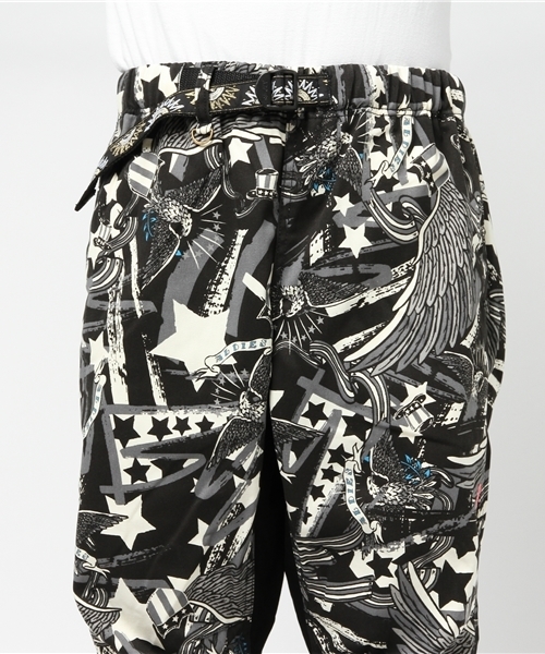 ALDIES（アールディーズ）の「Wing Star Pants スタープリント クライミングパンツ（その他パンツ・メンズ・ブラック/レッド・SMALL/LARGE/MEDIUM/X-LARGE）」の10枚目の写真