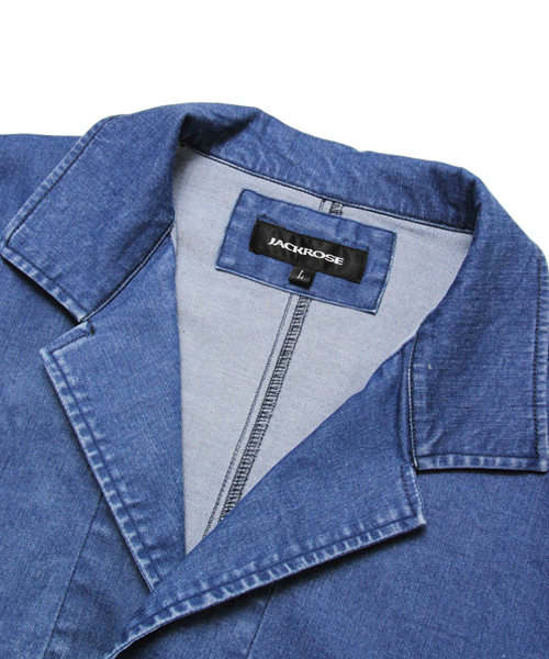 JACKROSE（ジャックローズ）の「ジョグ・ショップコート（パーカー・メンズ・インディゴブルー/カモフラージュ/ベージュ・M/L）」の6枚目の写真