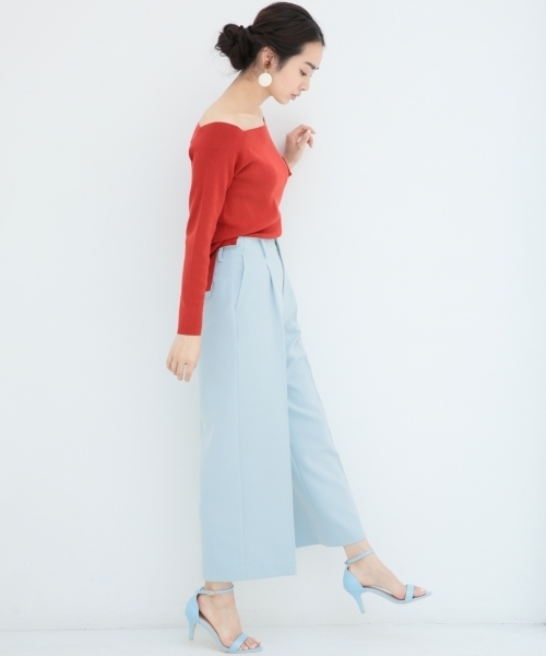 A part by（アパートバイ）の「12GRPソウバリスクエア8S　 744606（ニット/セーター・レディース・ブラック系その他/ブルー/ホワイト/レッド/レッド系その他/ブラック・MEDIUM/LARGE）」の19枚目の写真