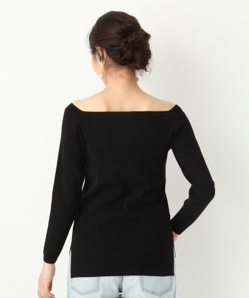 A part by（アパートバイ）の「12GRPソウバリスクエア8S　 744606（ニット/セーター・レディース・ブラック系その他/ブルー/ホワイト/レッド/レッド系その他/ブラック・MEDIUM/LARGE）」の12枚目の写真