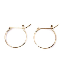 agete（アガット）の「K10フープピアス（9211264/10092112064