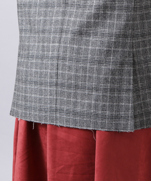 RIVE DROITE（リヴドロワ）の「グレンチェックダブルジャケット（テーラードジャケット・レディース・チェック・ﾌﾘ-）」の9枚目の写真