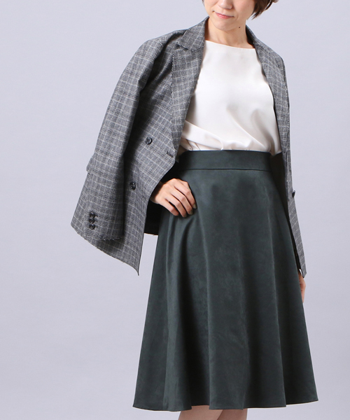 RIVE DROITE（リヴドロワ）の「グレンチェックダブルジャケット（テーラードジャケット・レディース・チェック・ﾌﾘ-）」の11枚目の写真