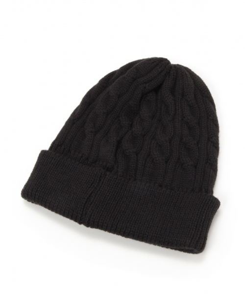 GLOBAL WORK（グローバルワーク）の「ケーブルニットワッチ/763675（ニットキャップ/ビーニー・メンズ・ブラック/ベージュ/ネイビー/グレー・FREE）」の12枚目の写真