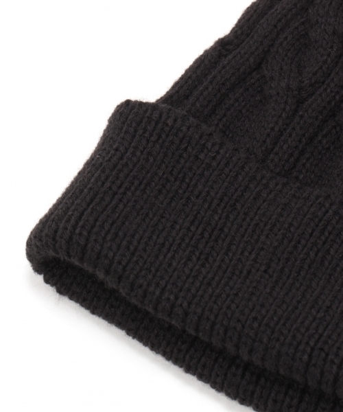 GLOBAL WORK（グローバルワーク）の「ケーブルニットワッチ/763675（ニットキャップ/ビーニー・メンズ・ブラック/ベージュ/ネイビー/グレー・FREE）」の10枚目の写真