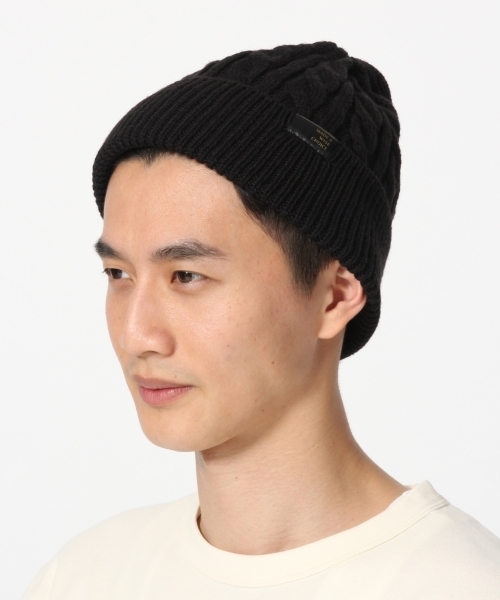GLOBAL WORK（グローバルワーク）の「ケーブルニットワッチ/763675（ニットキャップ/ビーニー・メンズ・ブラック/ベージュ/ネイビー/グレー・FREE）」の16枚目の写真