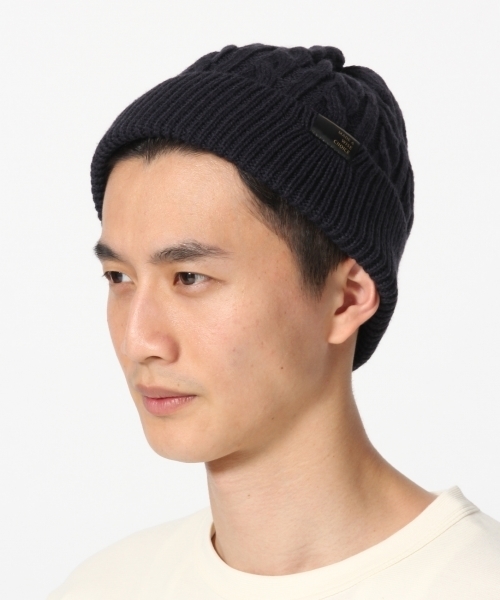 GLOBAL WORK（グローバルワーク）の「ケーブルニットワッチ/763675（ニットキャップ/ビーニー・メンズ・ブラック/ベージュ/ネイビー/グレー・FREE）」の13枚目の写真