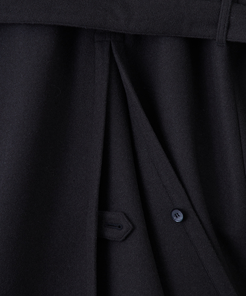 UNITED TOKYO（ユナイテッドトウキョウ）の「メルトンアルスターコート（トレンチコート・メンズ・ネイビー/カーキ/バーガンディー・1/2/3）」の9枚目の写真