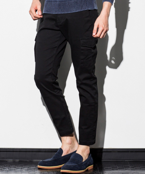 AKM Contemporary（エイケイエムコンテンポラリー）の「AKM Contemporary(エイケイエムコンテンポラリー)タイトシルエットカーゴパンツ（カーゴパンツ・メンズ・ブラック/カーキ・SMALL/MEDIUM/LARGE）」の2枚目の写真