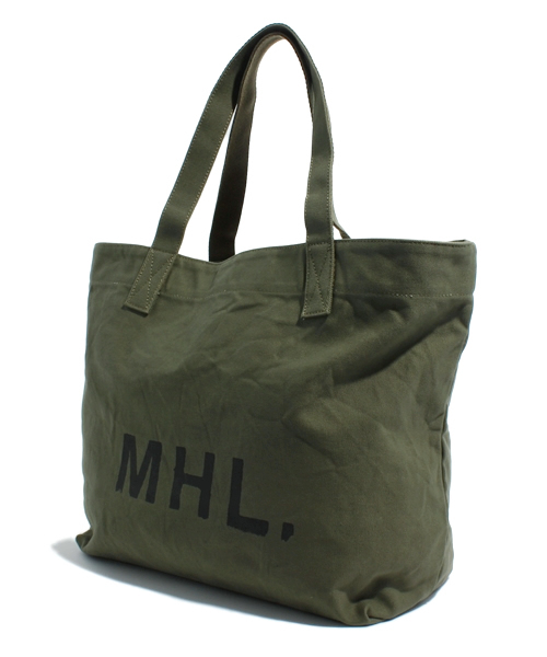 BEAUTY&YOUTH UNITED ARROWS(ビューティーアンドユースユナイテッドアローズ)の「<MHL.> CANVAS TOTE 1(トートバッグ・メンズ・ブラウン/オリーブ・フリー)」の3枚目の写真