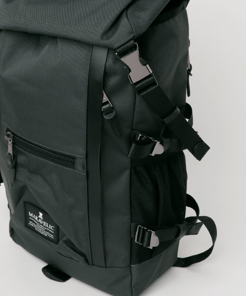 MAKAVELIC（マキャベリック）の「【MAKAVELIC】ダブルラインフラップバックパック/CHASE DOUBLE LINE BACKPACK/3106-10107（バックパック/リュック・メンズ・ダークグレー/ブラック/ネイビー・FREE）」の9枚目の写真